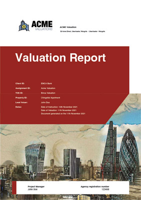 Property Valuation Report sample